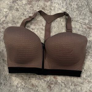 Victoria's Secret Taupe and Black Sports Bra